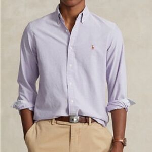 Ralph Lauren Men’s Light Purple Button Down Shirt